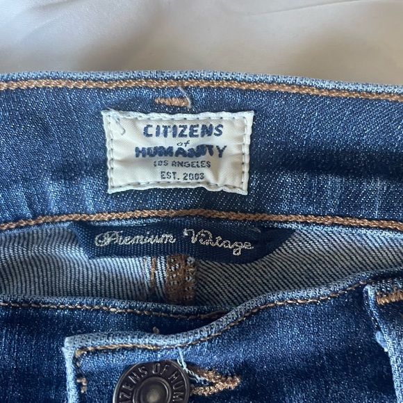 Citizens of Humanity “Carlie” high rise skinny jeans, size 27 - Picture 3 of 5